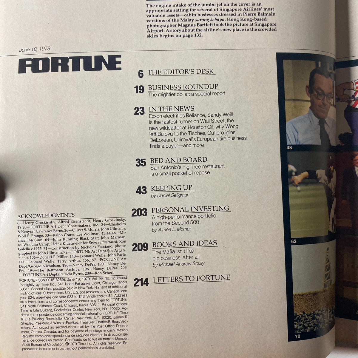 Fortune Magazine June 18, 1979 An Airline Powered by Charm