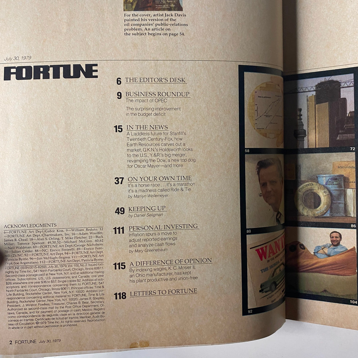Fortune Magazine July 30, 1979 The Oil Companies Under Siege