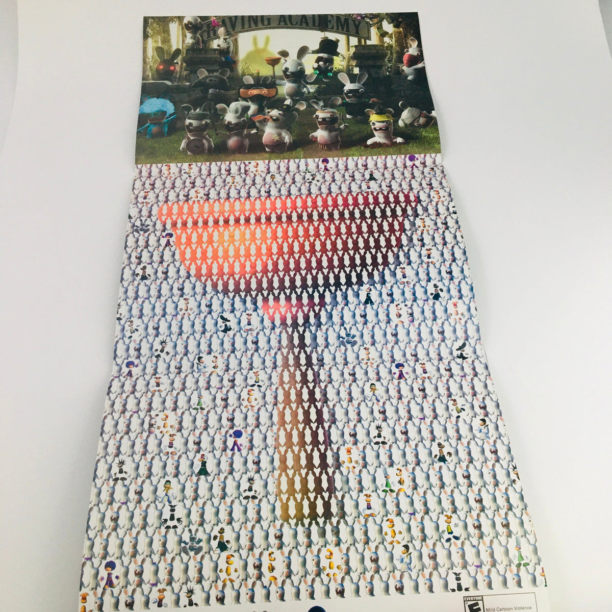 Attached poster in Nintendo Power Magazine March 2007, showcasing Rabbids from Rayman and a colorful design, enhancing the collectible value of this vintage issue.