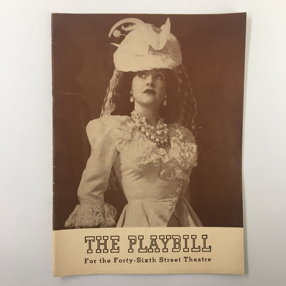 1941 Playbill for the Forty-Sixth Street Theatre featuring Ethel Merman in Panama Hattie, showcasing vintage design and theatrical history.