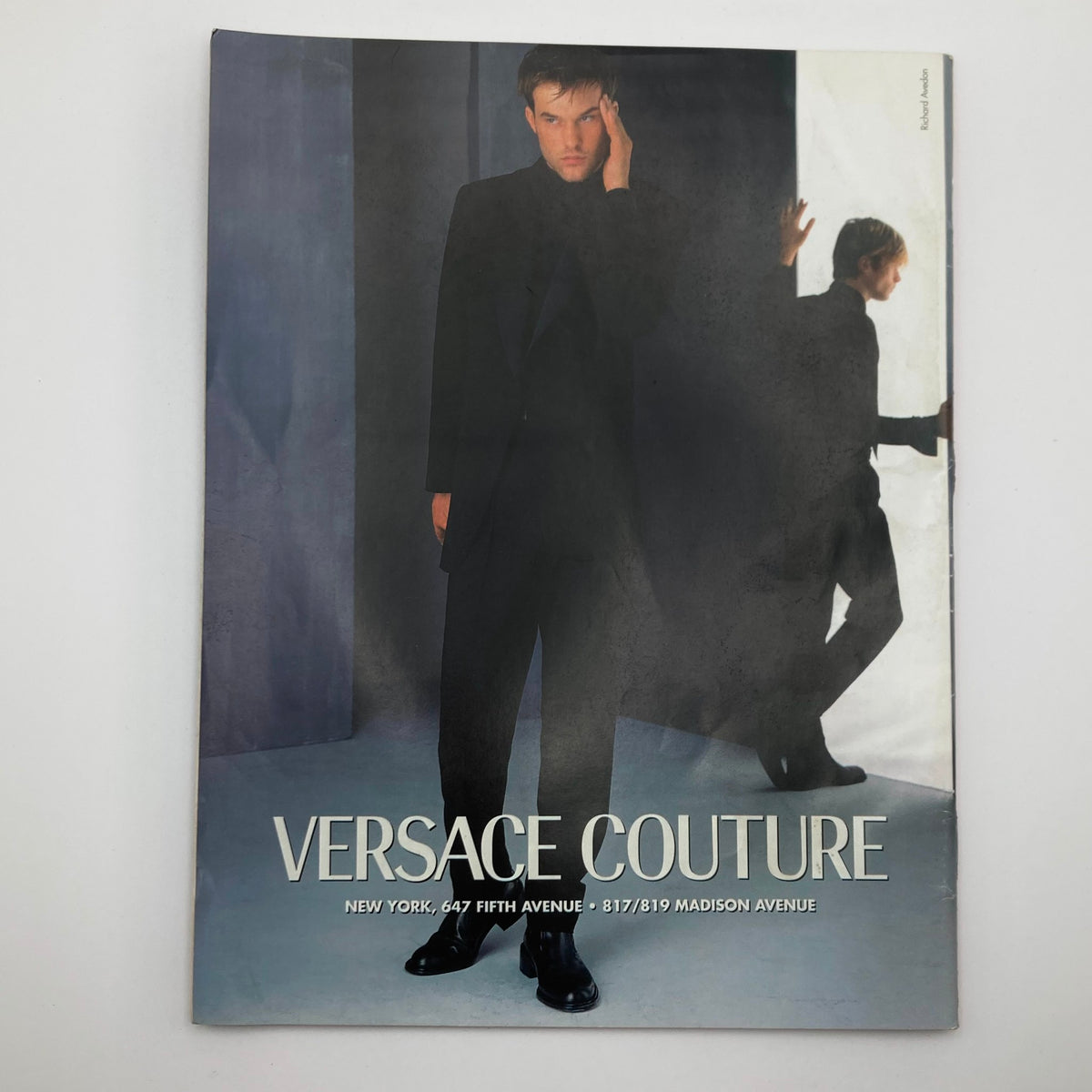 Versace Couture magazine cover showcasing an editorial image, unrelated to Time Magazine September 15, 1997.