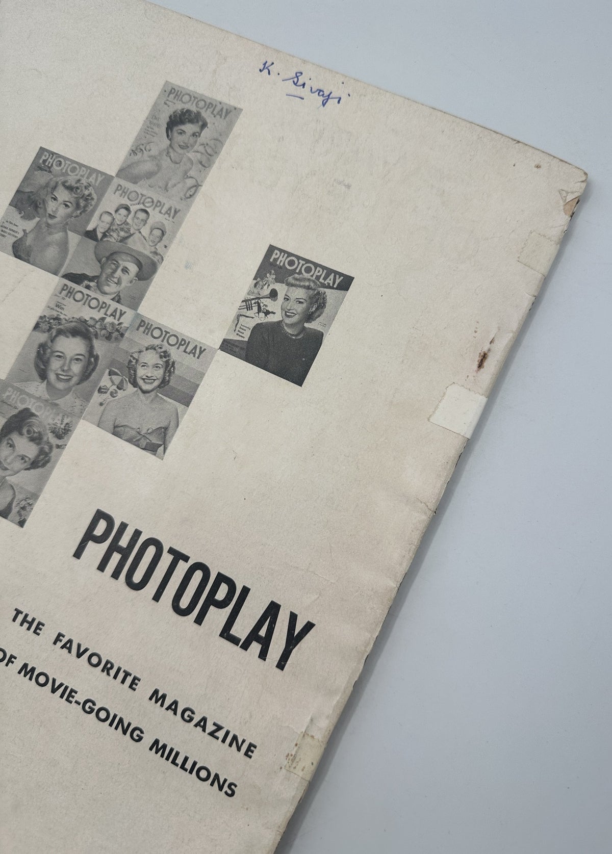 Cover image of the 1950 Photoplay Magazine Annual featuring Elizabeth Taylor, Montgomery Clift, and John Derek, showcasing the iconic magazine known as 'The Favorite Magazine of Movie-Going Millions'.