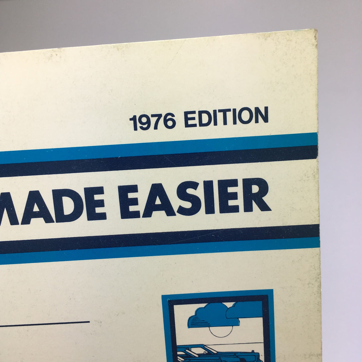 Cover of the 1976 Ford Motor Company Car Buying Made Easier Catalog showcasing the title and edition.