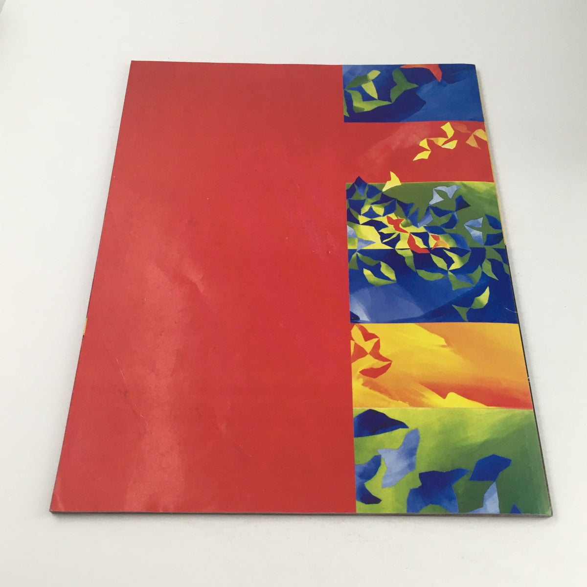 Cover page of Paul McCartney The New World Tour 1993 showing a colorful abstract design.