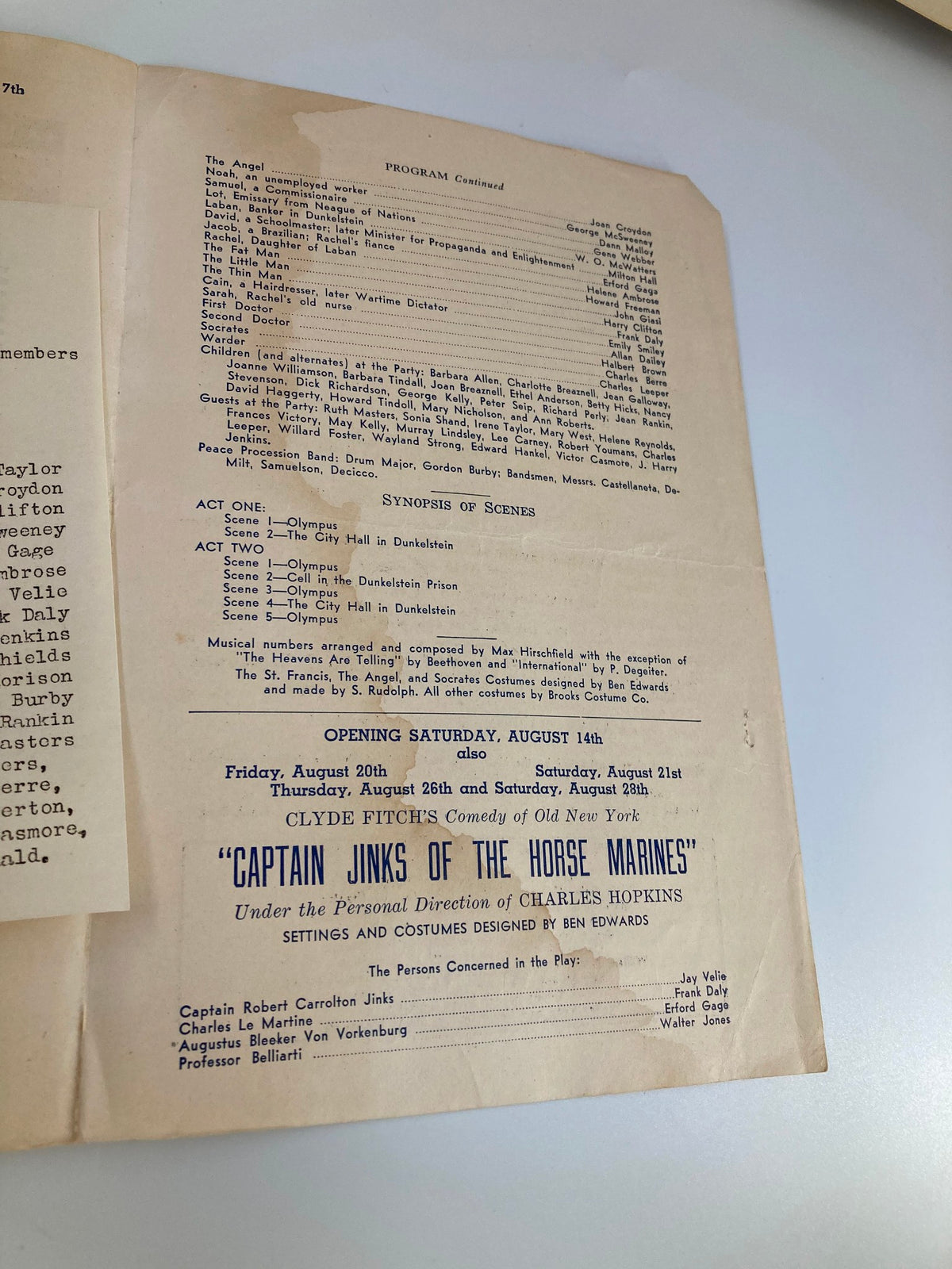 1937 Theatre of the Four Seasons Shakespeare's Timely Play Coriolanus