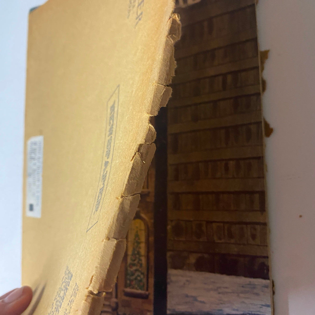 Side view of The New Yorker Full Magazine December 19, 1977 showing the paper binding details and condition of the issue.