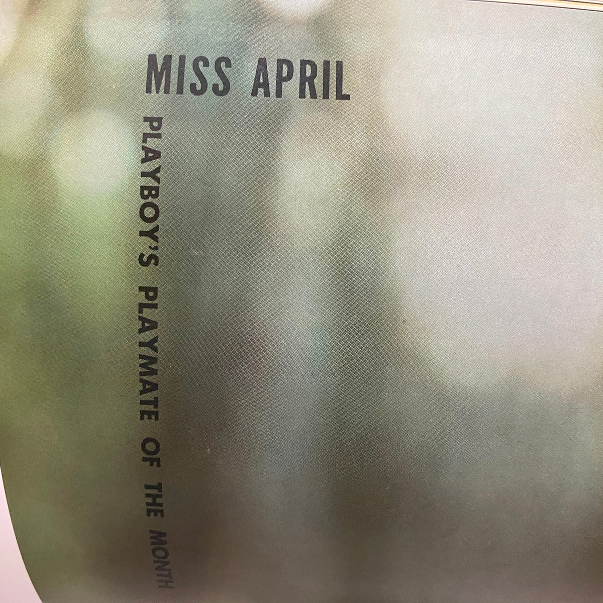 Page titled 'Miss April' from Playboy Magazine April 1969, showcasing the Playmate of the Month, Lorna Hopper.