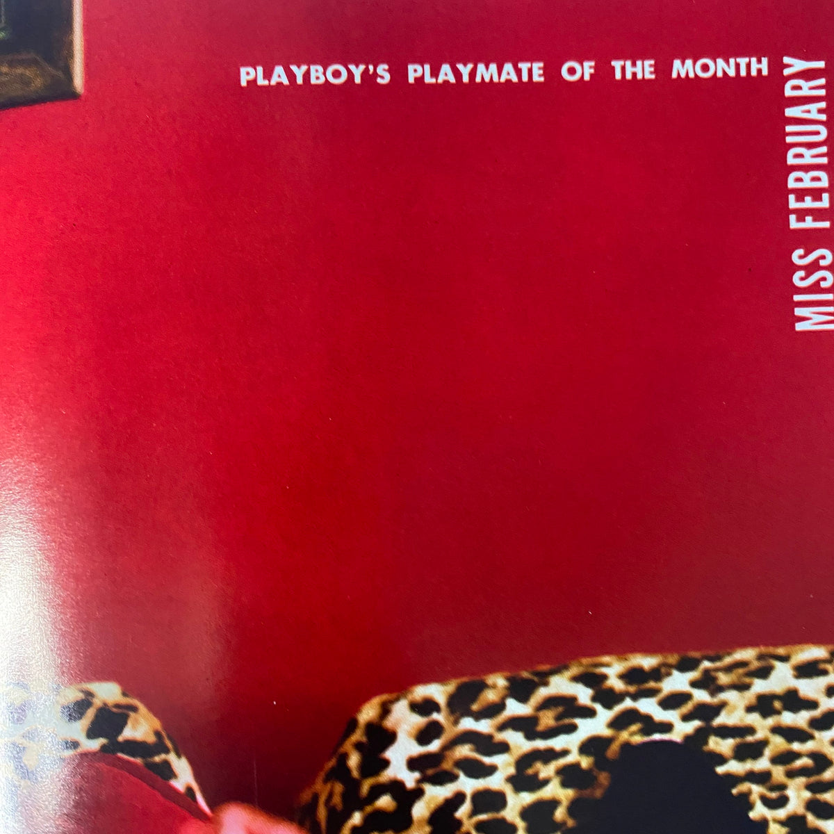 The introductory page for the Playmate of the Month in Playboy Magazine February 1968, showcasing the iconic design and photography style associated with the magazine.