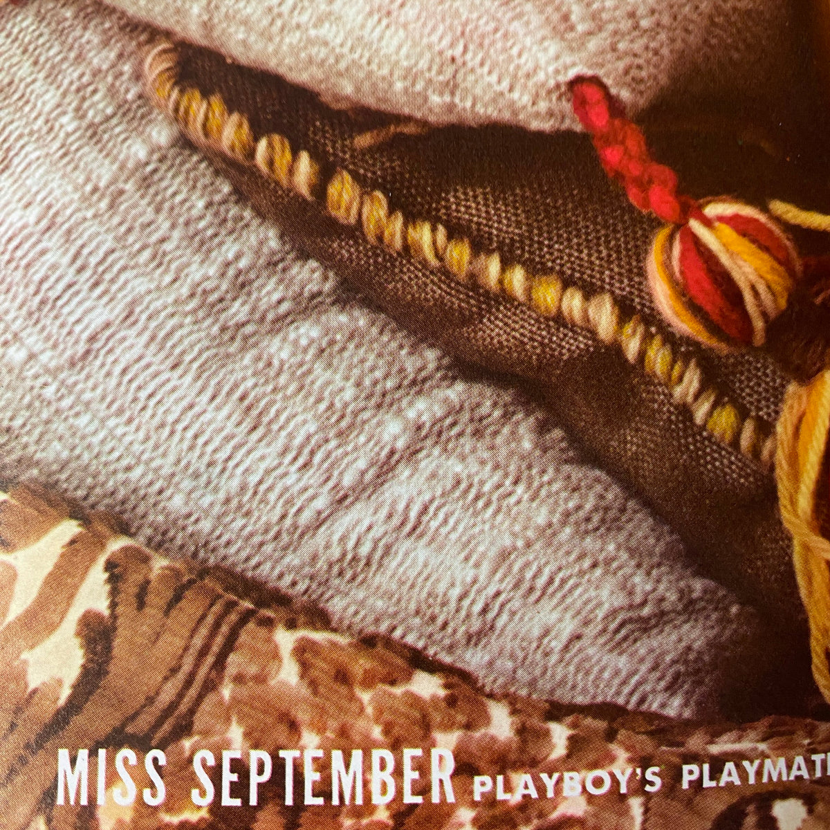 Image highlighting Playmate Astrid Schulz in Playboy Magazine September 1964, emphasizing her status as Playmate of the Month.