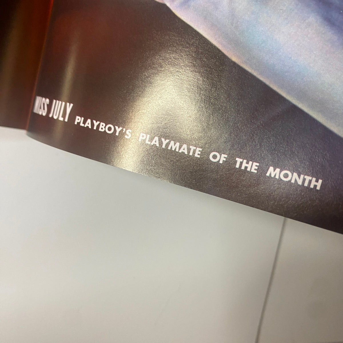 Inside page of Playboy Magazine July 1969 highlighting Miss July, Playboy's Playmate of the Month, capturing the essence of 1960s pop culture.