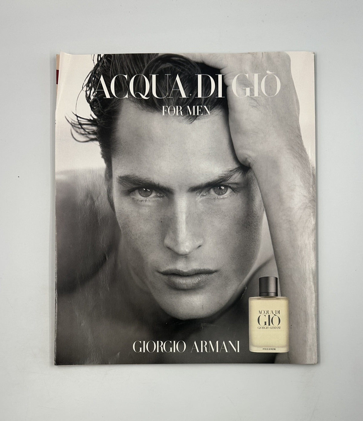 Cover of George Magazine September 2000 featuring Cindy Crawford and Jesse Ventura discussing politics. The magazine exhibits moderate wear with an iconic photo of supermodel Cindy Crawford.