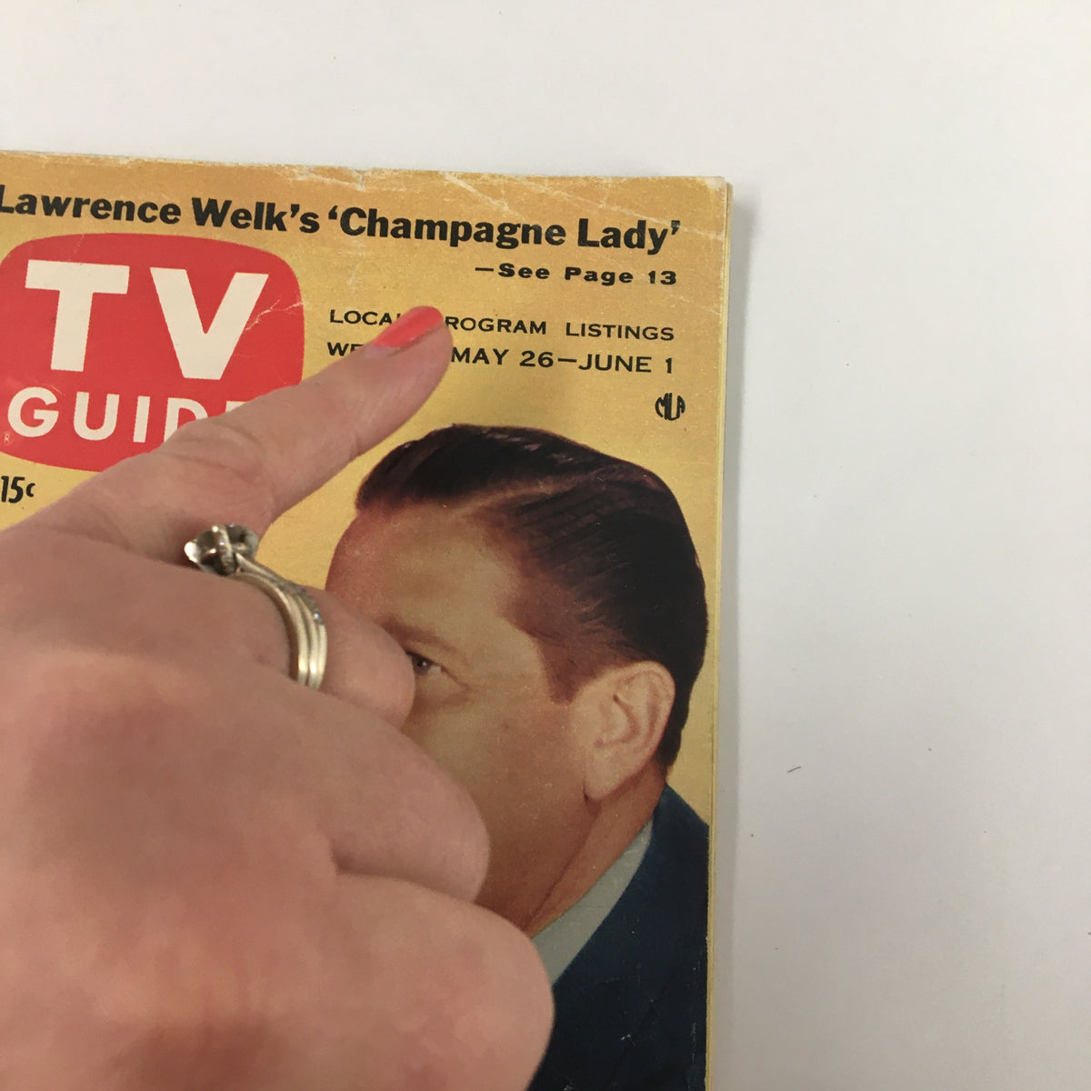 Cover of TV Guide Magazine May 26 1956 featuring Lawrence Welk's 'Champagne Lady', highlighting program listings from May 26 to June 1. This Pittsburgh edition captures mid-century television culture.