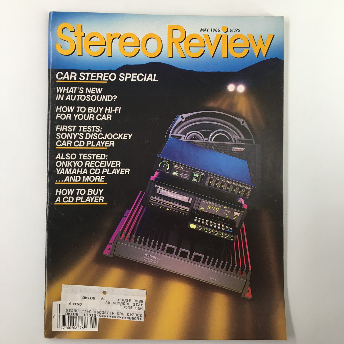 Stereo Review May 1986: Onkyo & Yamaha