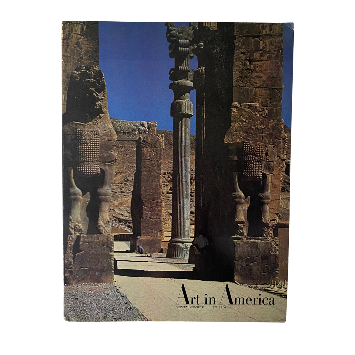 Art in America Magazine September 1972 The Assyrian Bull Sculpture No Label