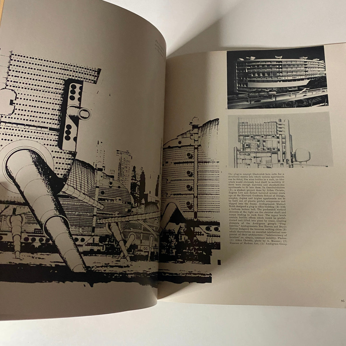 Interior page of Art in America Magazine July 1966 showcasing architectural designs and visual art critiques.