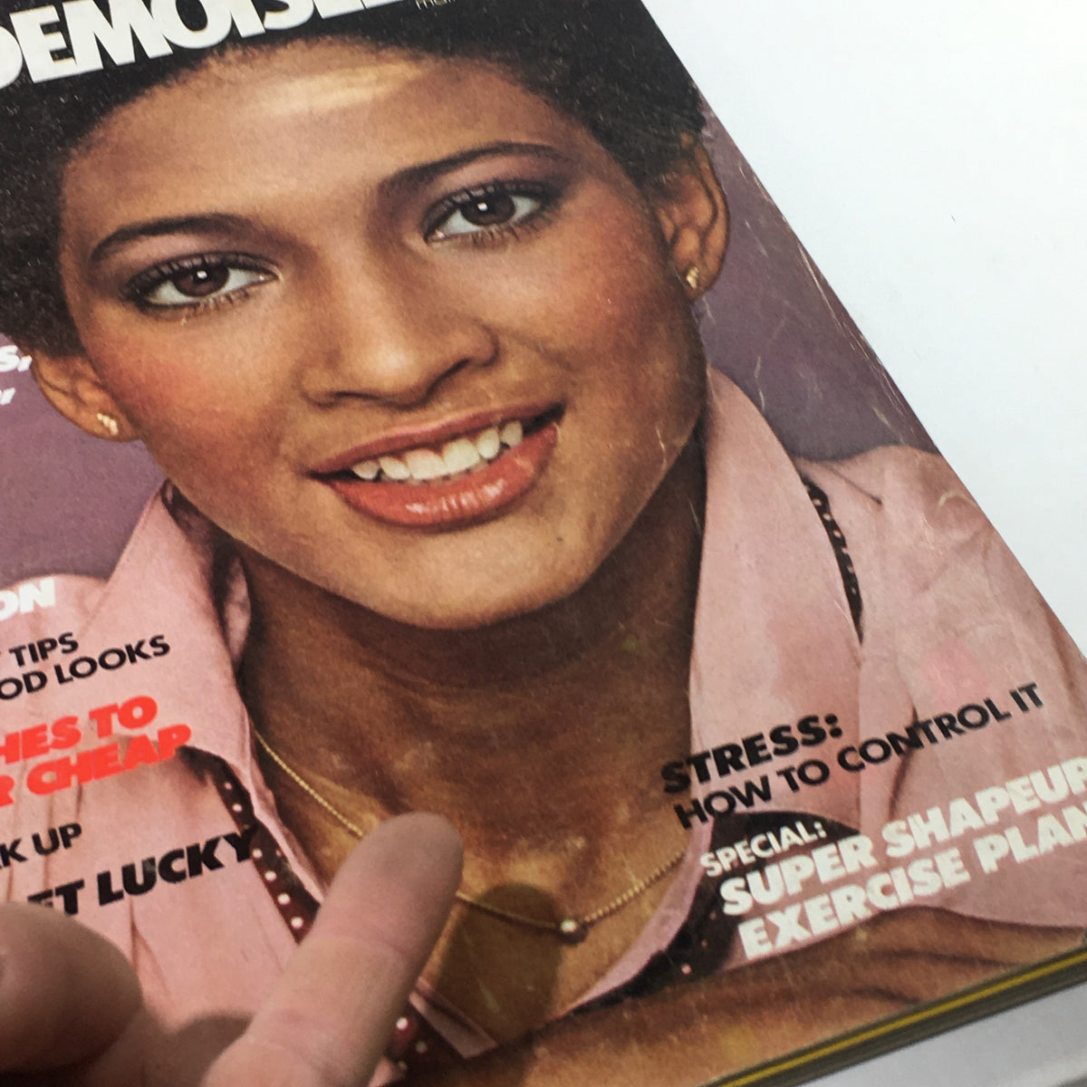 Cover of VTG Mademoiselle Magazine: March 1978 featuring Peggy Dillard. The cover presents vintage fashion styles from the late '70s, showcasing the model's smiling expression and contemporary hairstyles of the time.