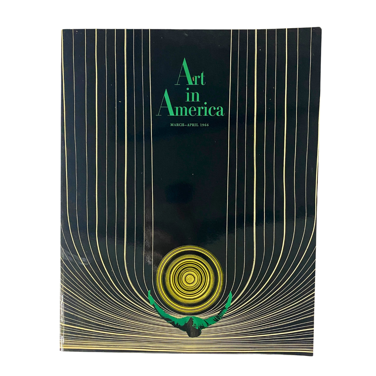 Cover of Art in America Magazine March 1966 featuring a striking design by François Dallegret, highlighting the intersection of art and architecture with a machine-built figure.