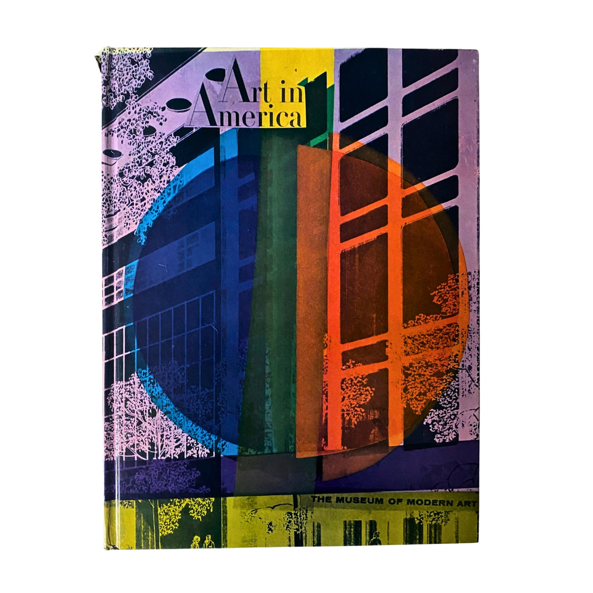 Cover of Art in America Magazine No. 1, 1964, featuring a vibrant collage by Alexander Liberman, representing modern art and architecture.