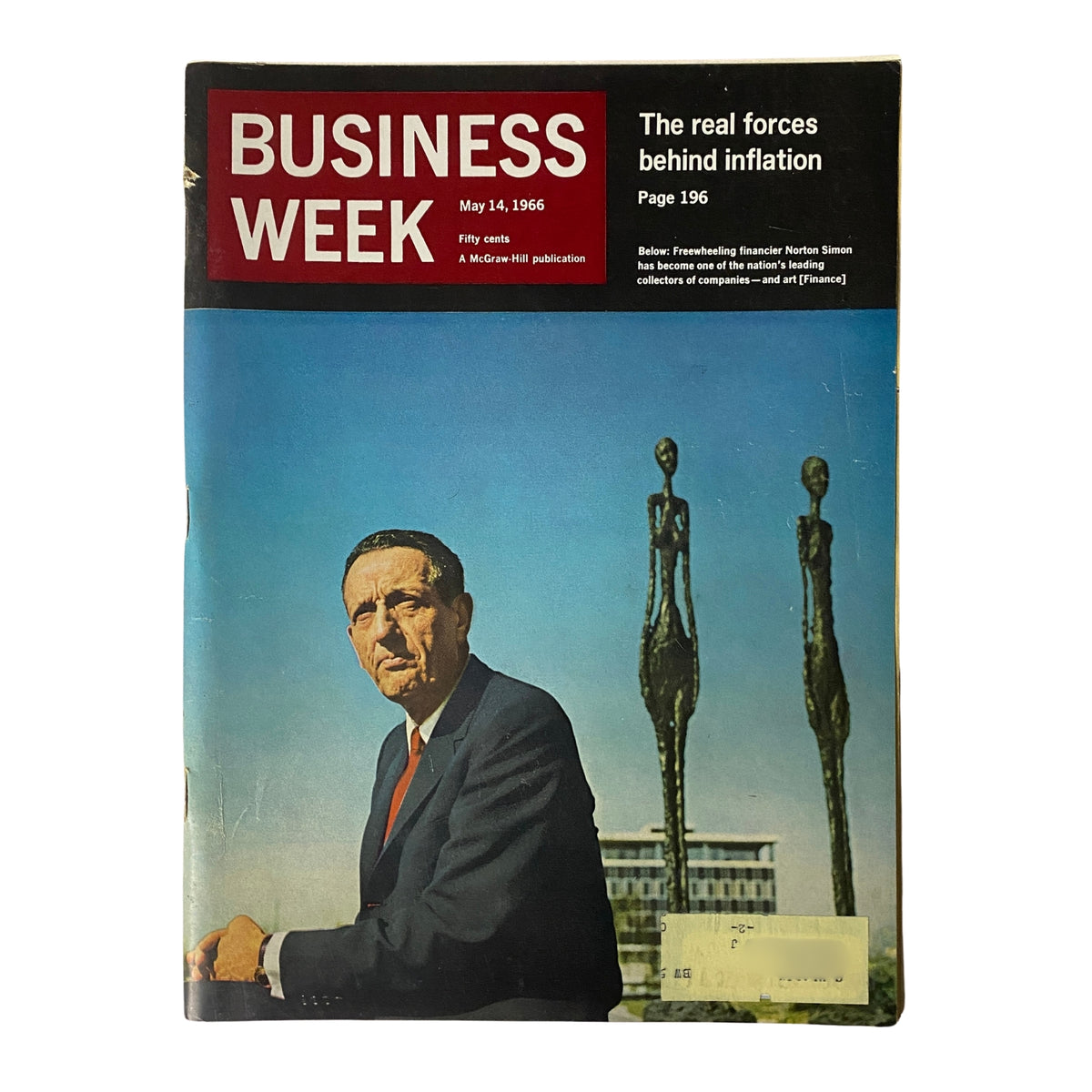 Businessweek Magazine May 14, 1966 Freewheeling Financier Norton Simon