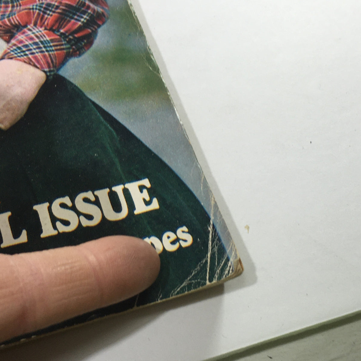 Detail of Seventeen Magazine August 1976 stating 'Special Back-to-School Issue,' focusing on nostalgic teen culture from the 1970s.