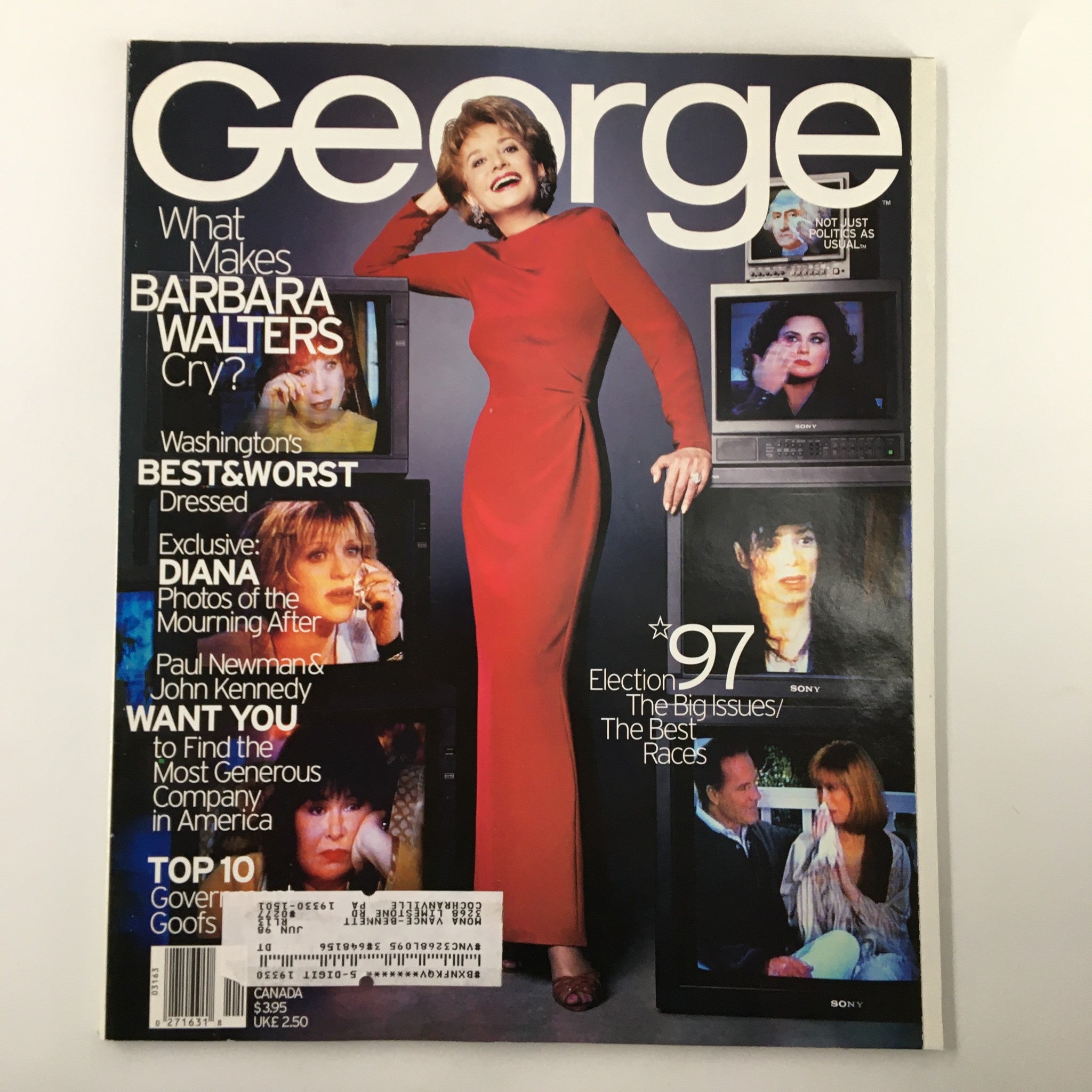 George Magazine Nov 1997 with Icons