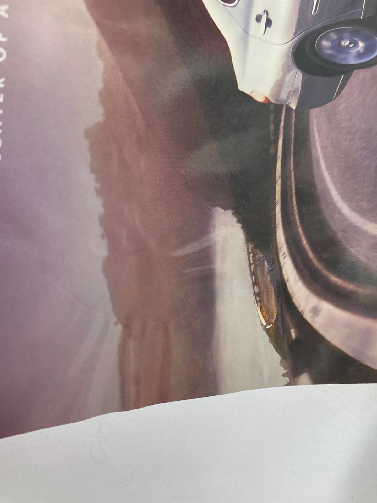 Detail of The New Yorker Cover January 5 2004, featuring 'Carriage' by Jean-Jacques Sempé, captures the edge of the magazine showing slight wear and tear.