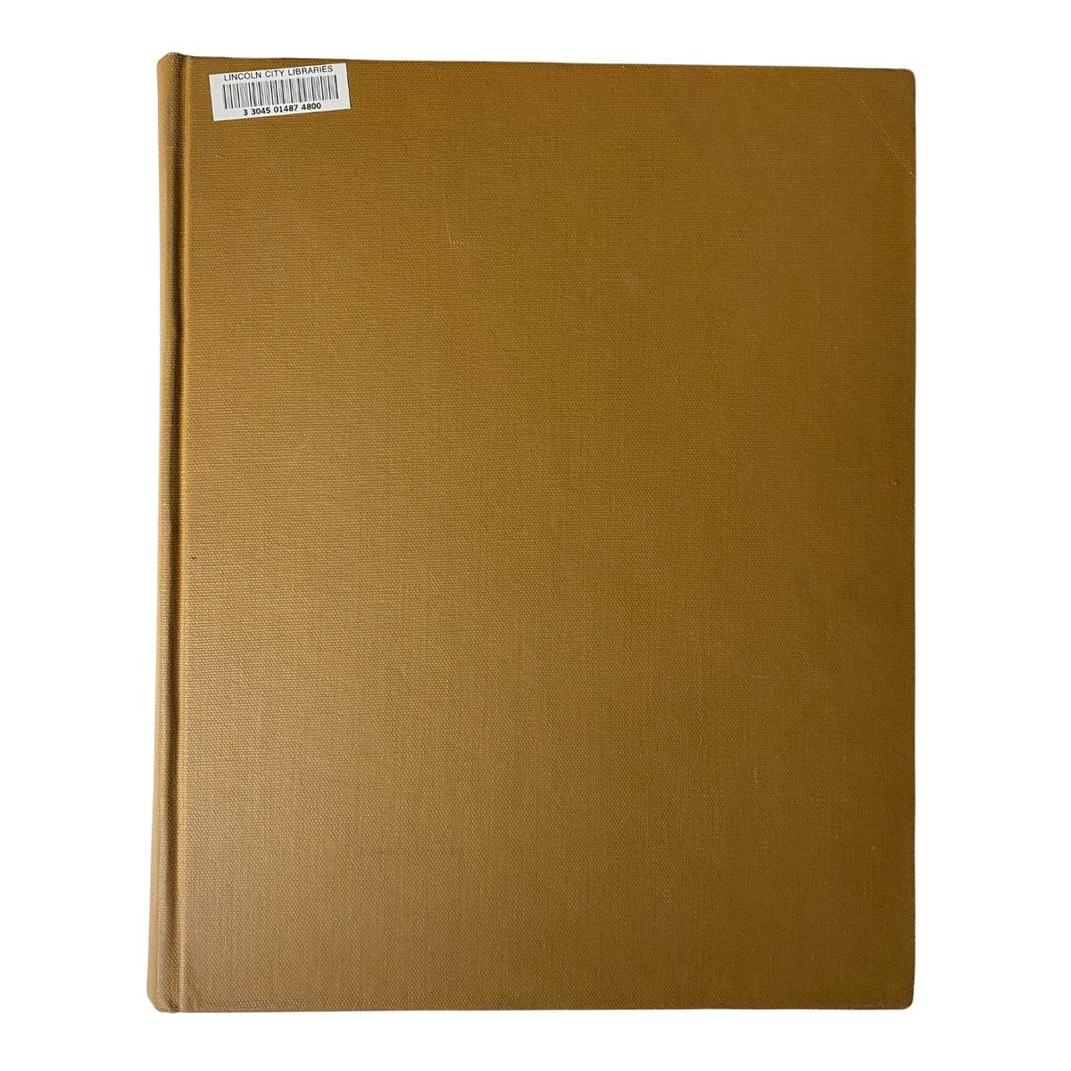 The New York Times Bound Magazine 1969 March - April featuring a golden beige cover with a library stamp indicating property of Lincoln City Libraries.