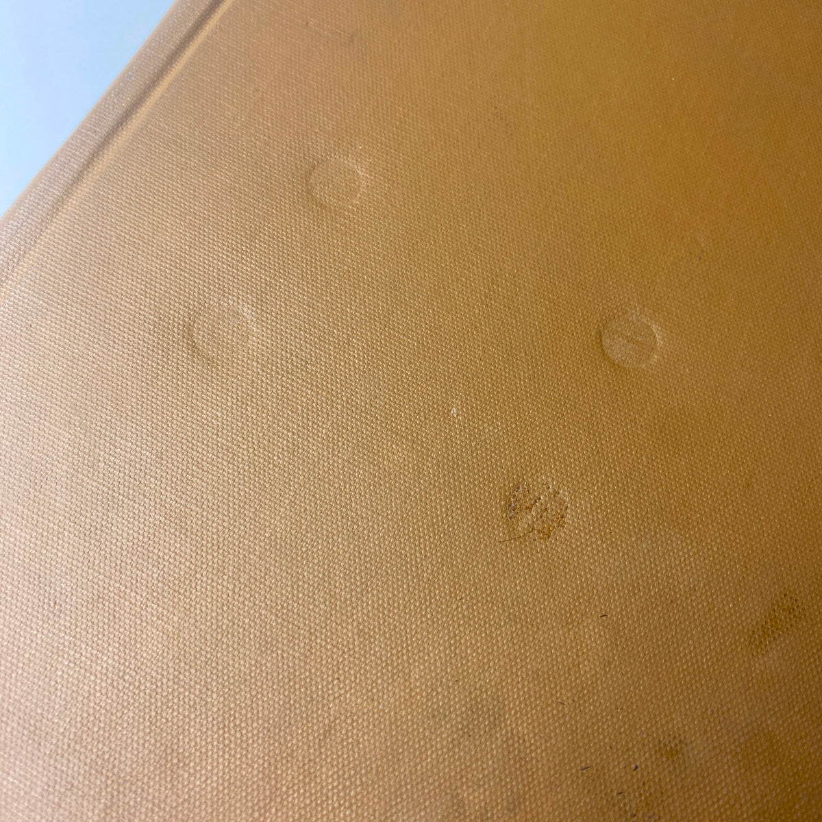 Close-up view of the textured cover of The New York Times Bound Magazine November - December 1969 showing subtle imperfections.