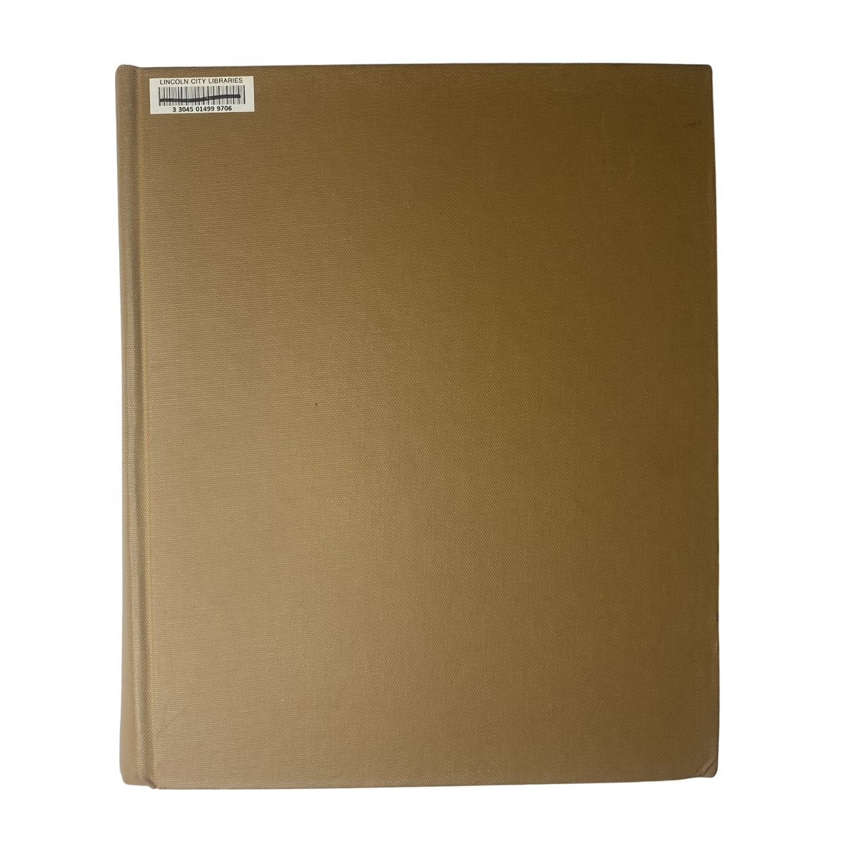 Cover of The New York Times Library Edition Bound Magazine, 1970 September - October, showing library label for Lincoln City Libraries.