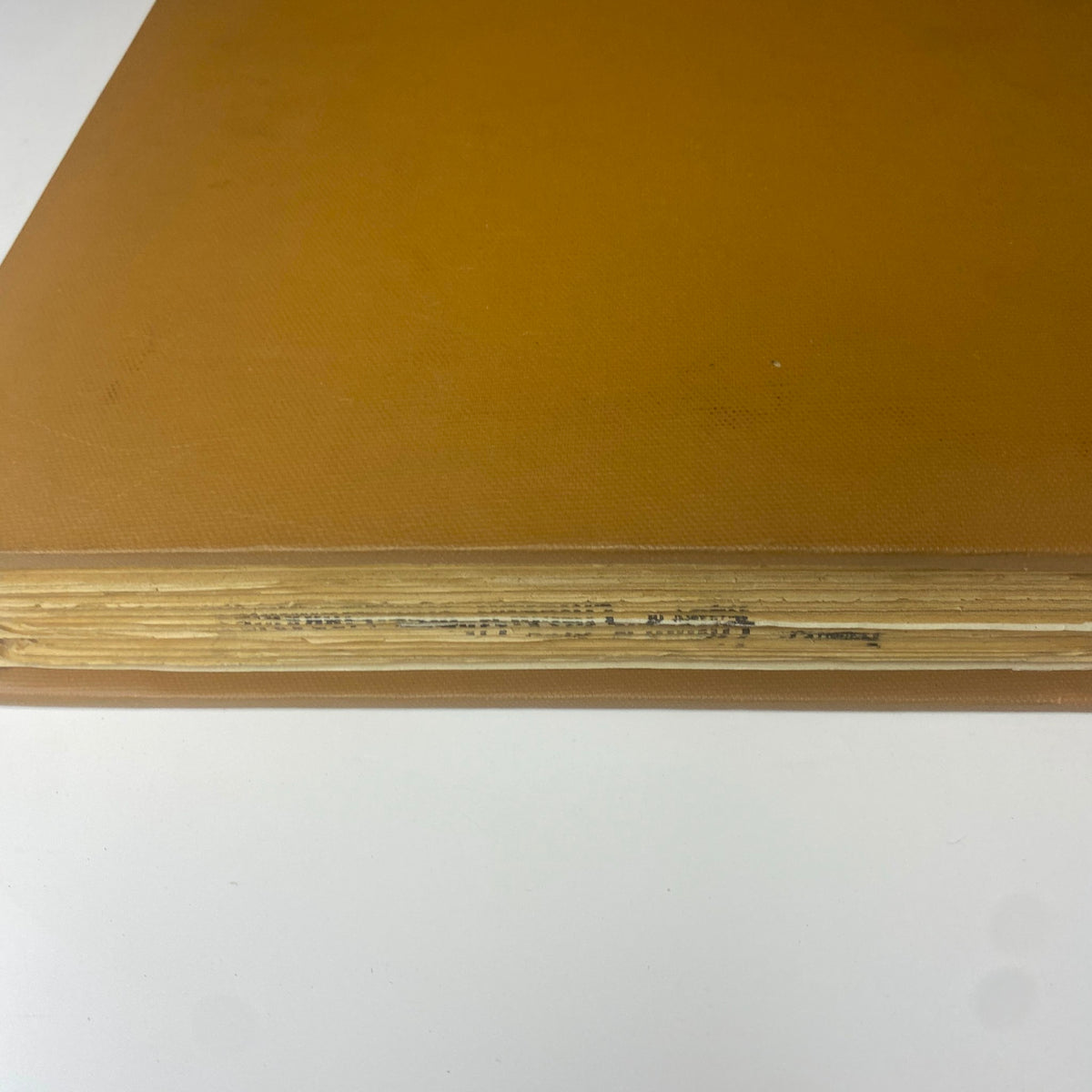 Close-up of the spine of The New York Times Library Edition Bound Magazine for January - February 1970, showcasing the aged appearance and the stamp 'Property of The Lincoln City Libraries, Lincoln, Nebraska.'