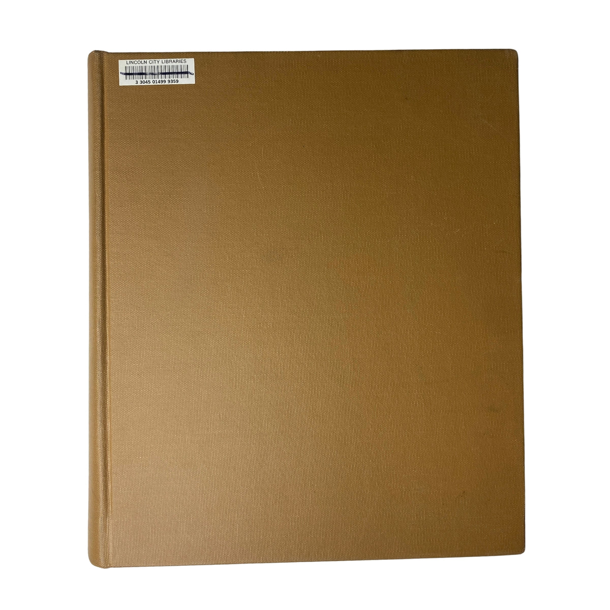Bound hardcover edition of The New York Times Magazine from September to October 1971, featuring a library ownership sticker from Lincoln City Libraries.