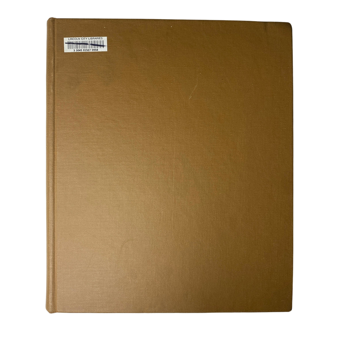 Cover of The New York Times Library Edition Bound Magazine 1972 January - February, featuring a durable hardcover with a library label from Lincoln City Libraries.