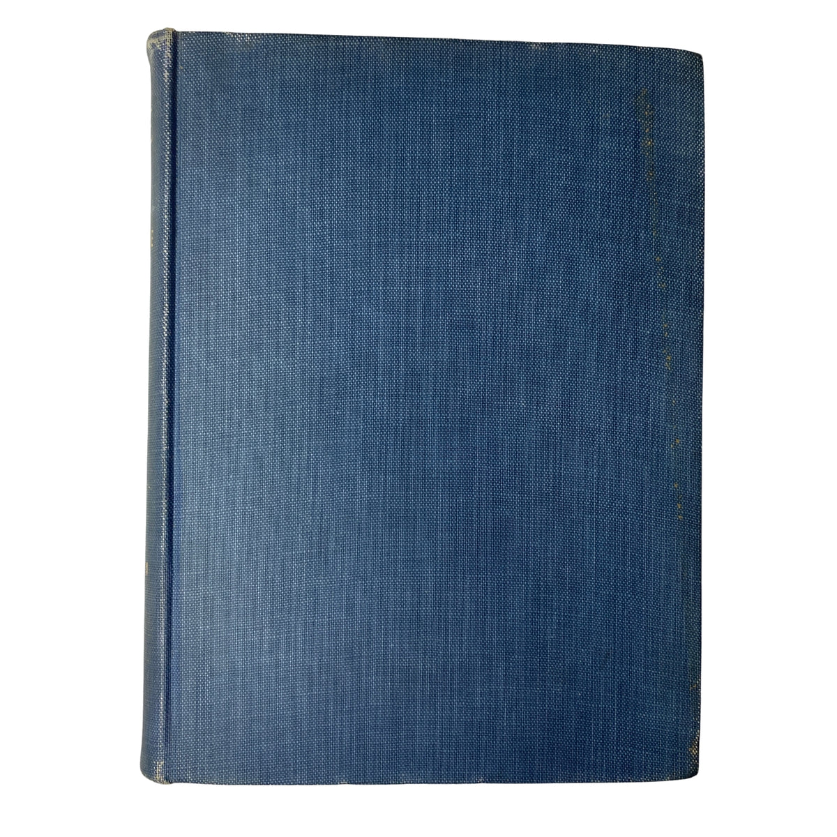 The spine of a blue hardcover book containing Time Magazine Bound Weekly January to June 1925 issues.