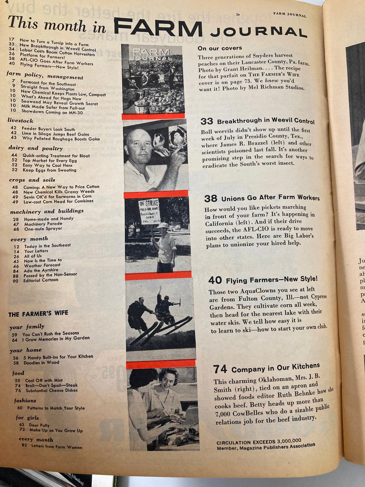 Vintage Farm Journal Magazine 1960