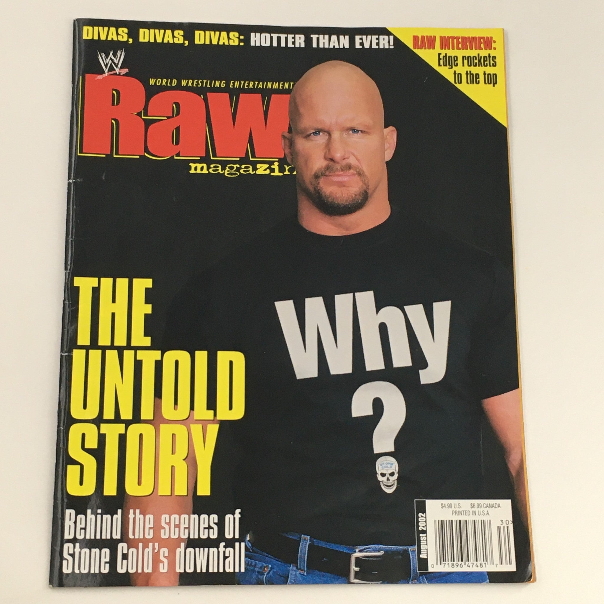 Aug 2002 WWE Raw Magazine Aug 2002: Iconic Showdown