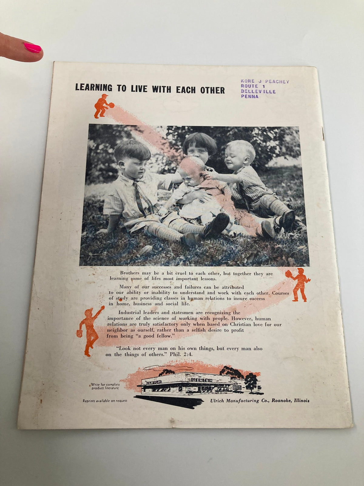 Vintage Christian Living Magazine November 1957 Richer Than The Richest Land Worth
