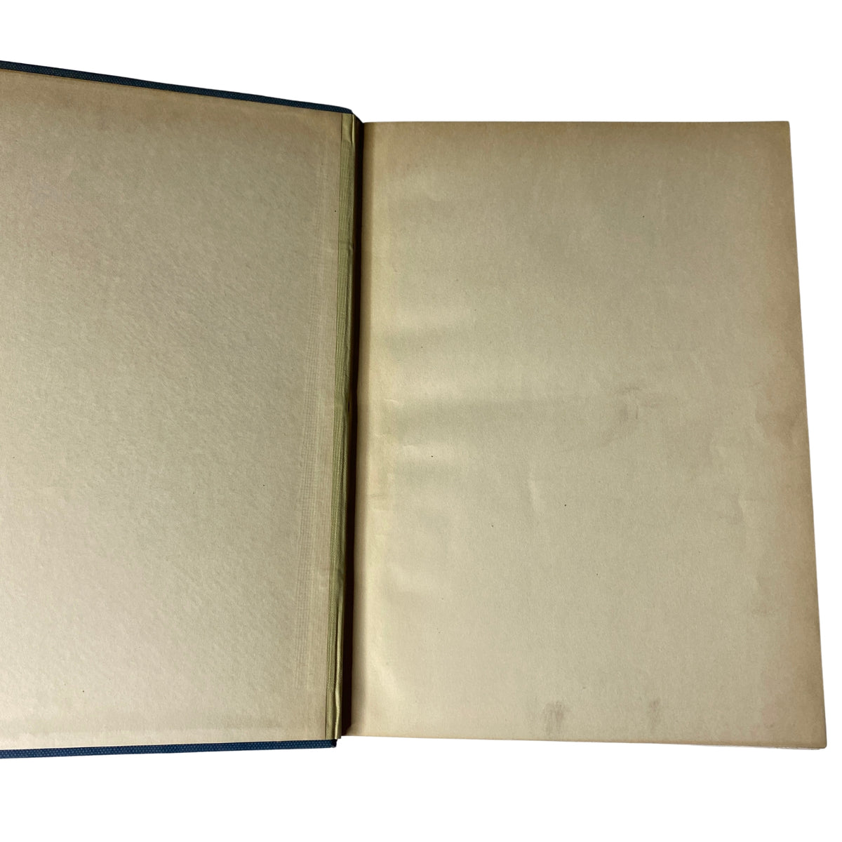 Inside view of the Time Magazine Library Bound from July 6 to September 28, 1931, featuring blank pages for notes and preservation.