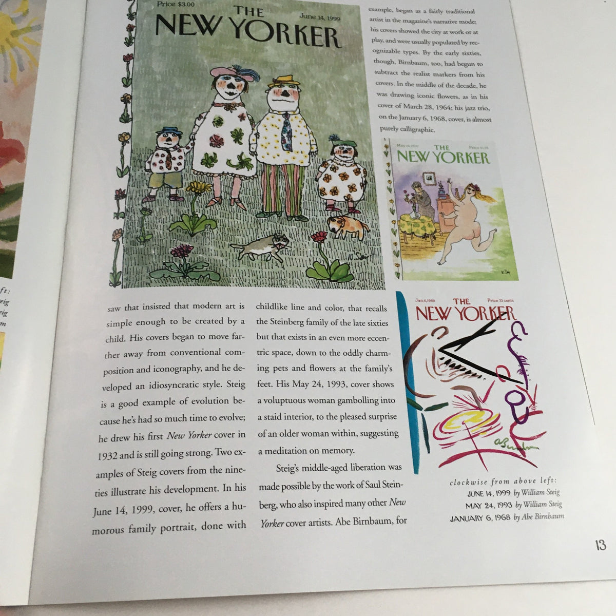 The New Yorker February 14 2002 The Arts Theme Cover by Ian Falconer, showcasing whimsical characters and artistic illustrations, highlighting a blend of humor and elegance.
