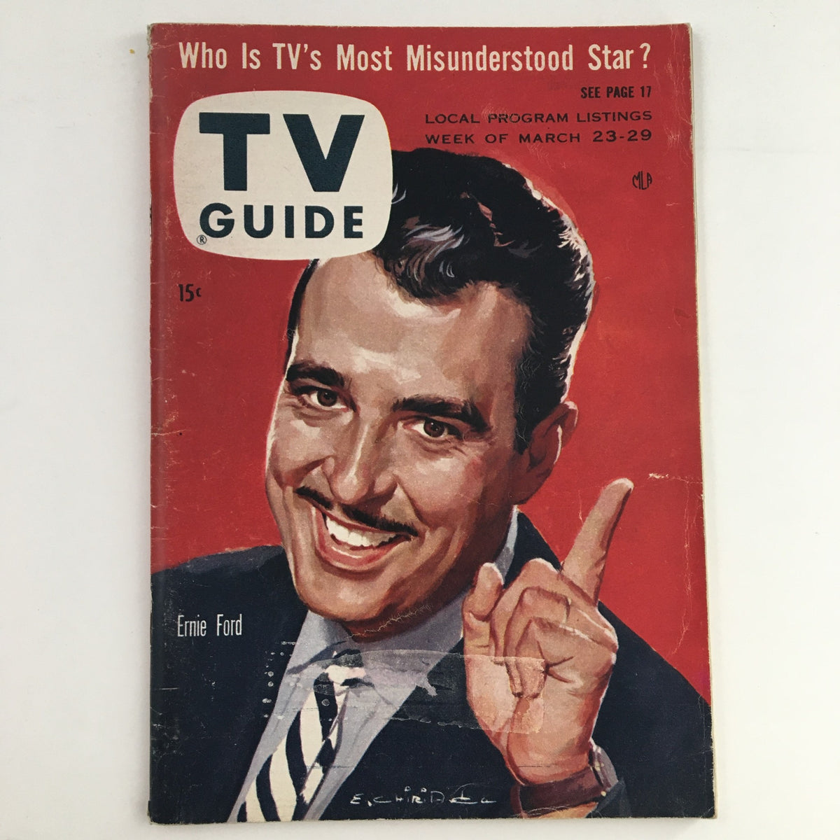 TV Guide March 1957 - Tennessee Ernie Ford