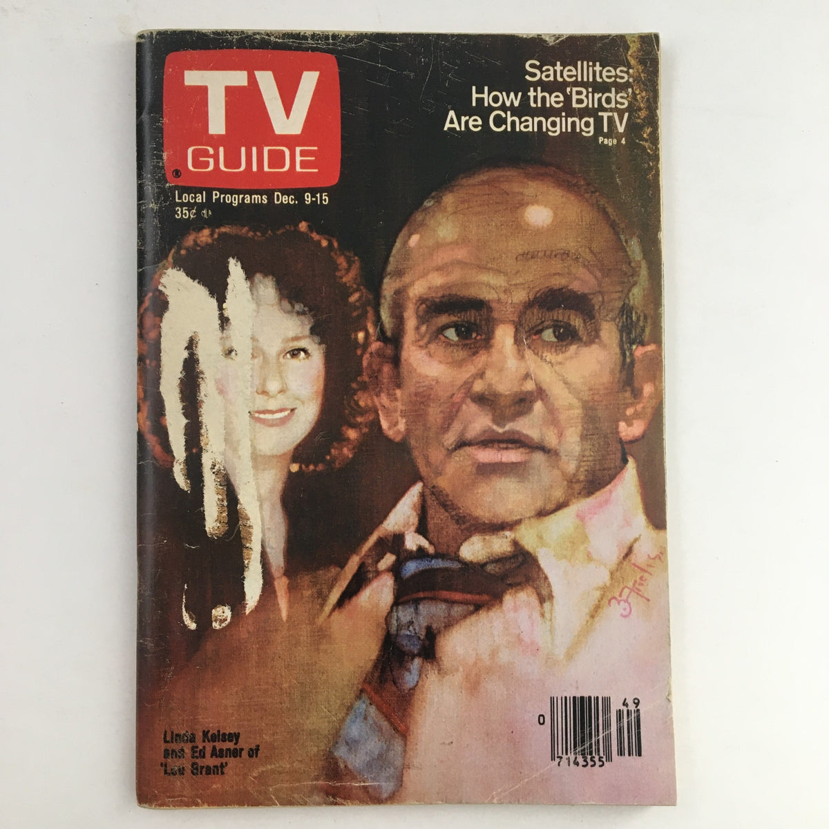 TV Guide Magazine December 9 1978 featuring Linda Kelsey and Ed Asner, showcasing the changing landscape of television.
