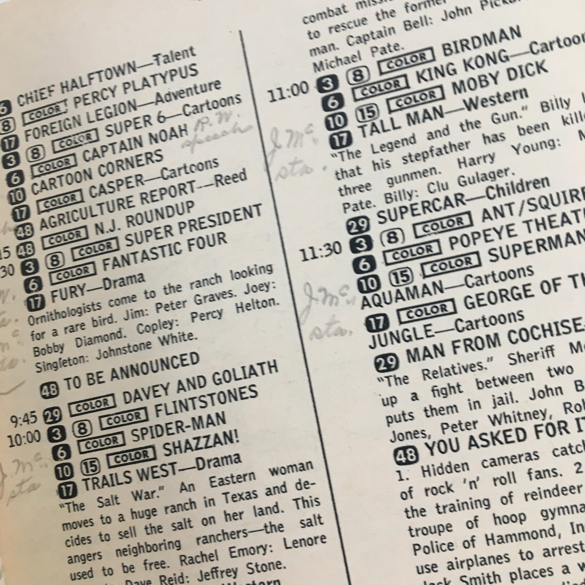 TV Guide Magazine October 14 1967 with page showing television programming lineup and show descriptions, Philadelphia Edition.