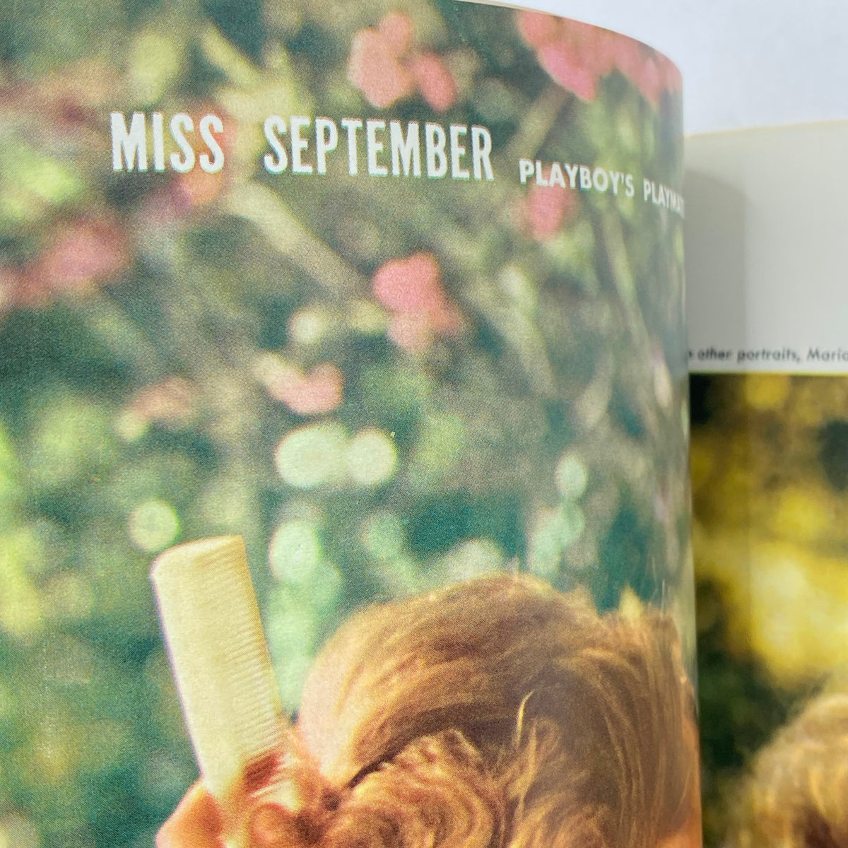 Cover page of VTG Playboy Magazine September 1959 featuring Playmate Marianne Gaba with the text 'Miss September' at the top.