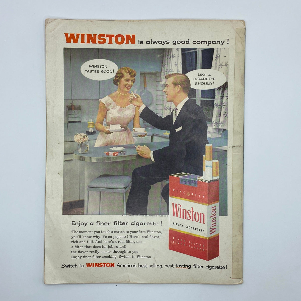 Vintage Playboy Magazine January 1957 June Blair w Centerfold No Label