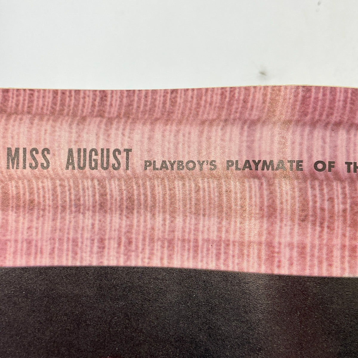 Vintage Playboy Magazine August 1959 Playmate Clayre Peters w Centerfold No Label