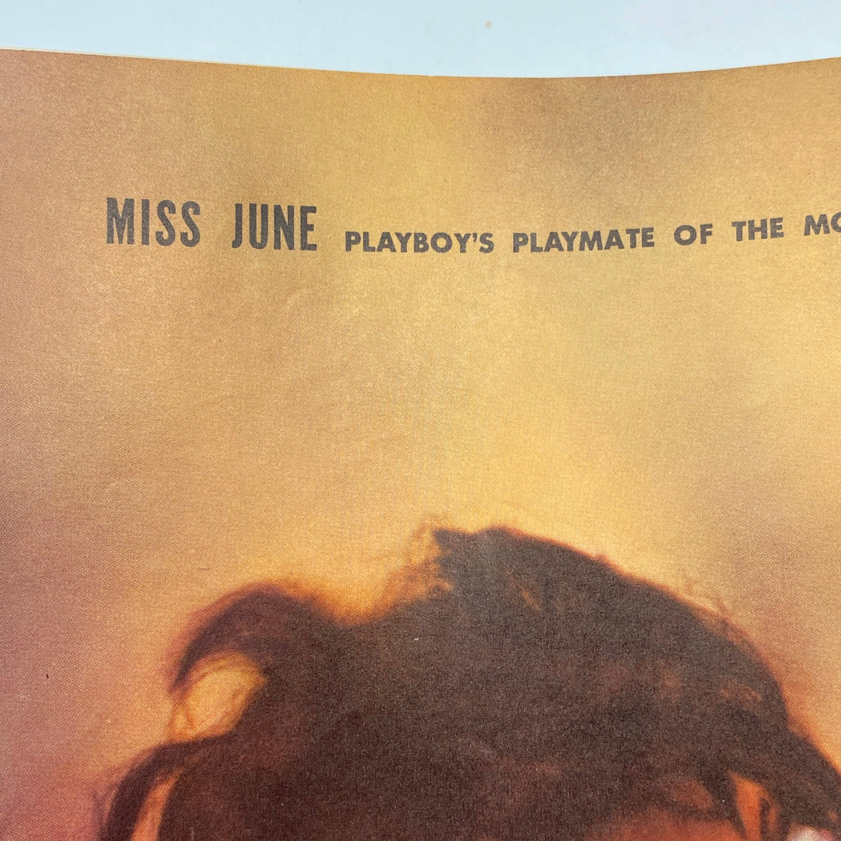 Cover of VTG Playboy Magazine June 1959 showcasing Playmate Marilyn Hanold with the title 'MISS JUNE PLAYBOY'S PLAYMATE OF THE MONTH'.