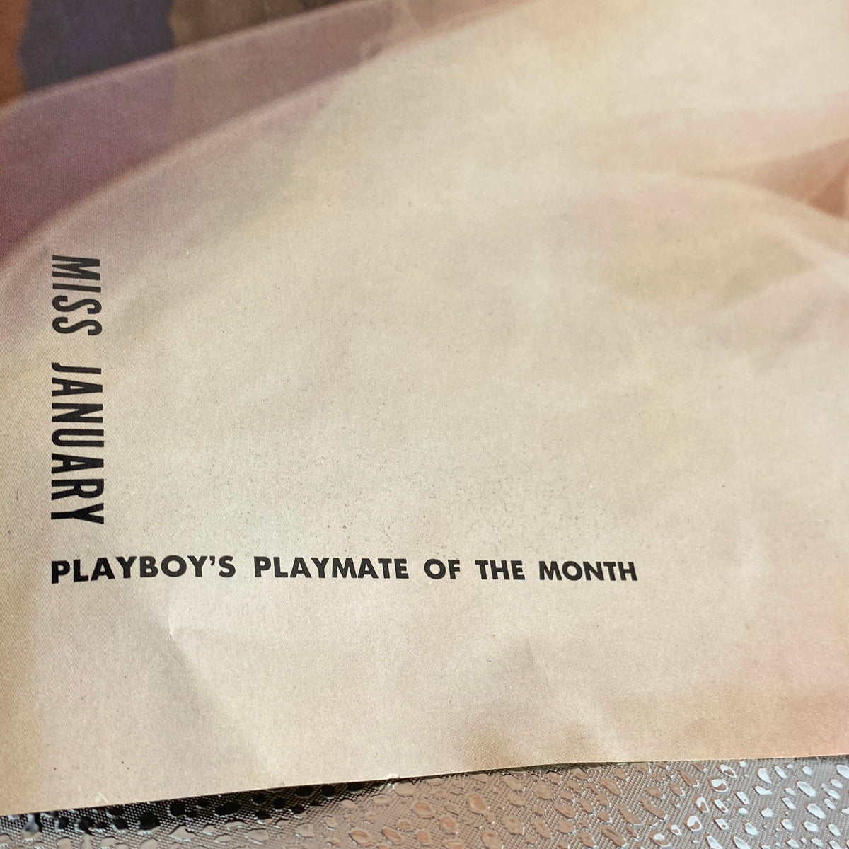 VTG Playboy Magazine January 1962 featuring Playmate Connie Cooper, showcasing the 'Miss January' title and 'Playboy’s Playmate of the Month' text.