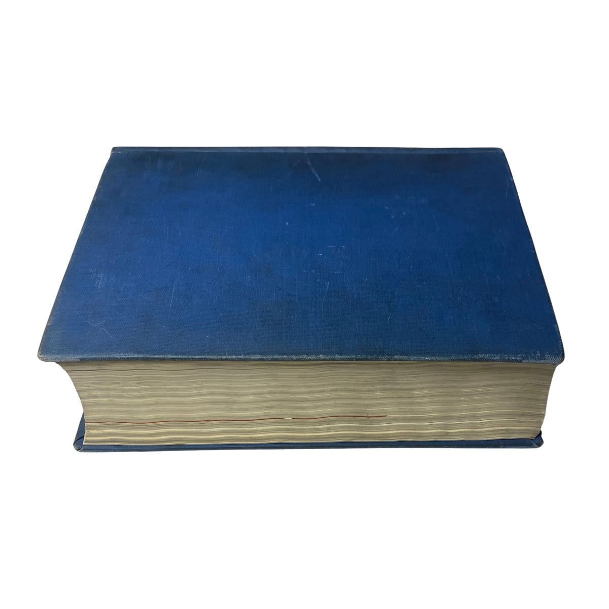 Top view of the Time Magazine Library Bound April 5 to June 28, 1937, displaying the blue cover and spine, a valuable edition for collectors and historians.