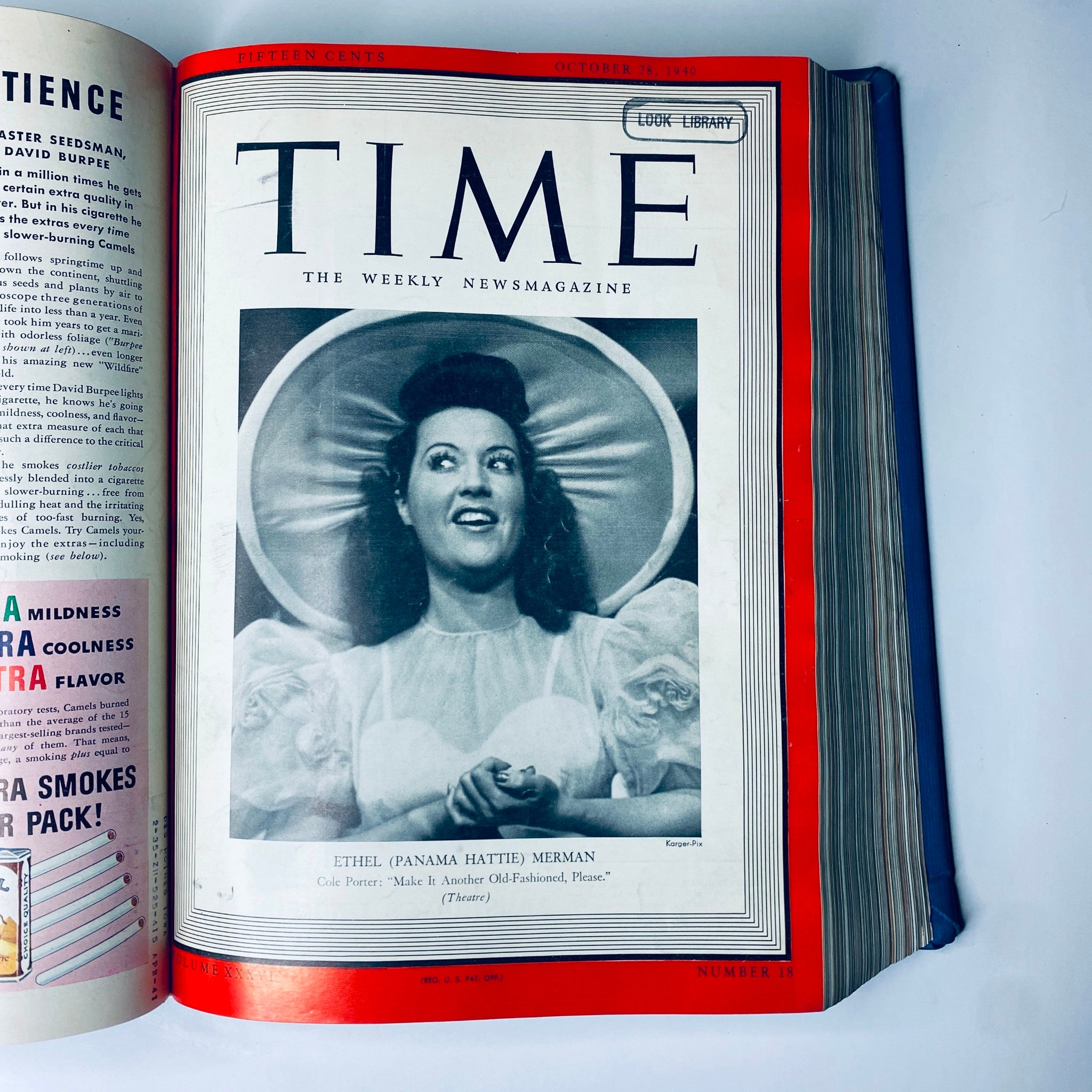 Time Magazine Oct-Dec 1940 Vintage Magazine