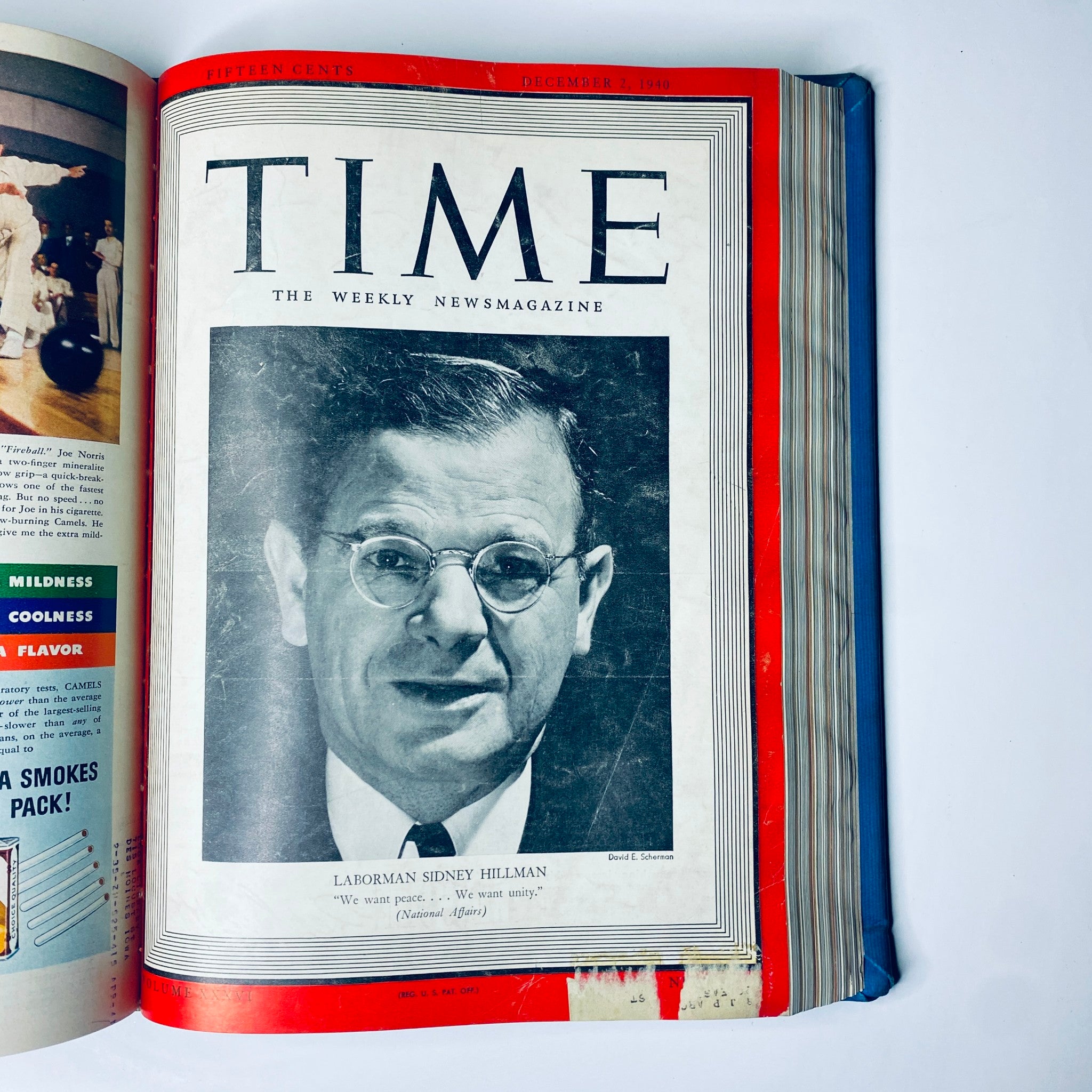 Time Magazine Oct-Dec 1940 Vintage Magazine