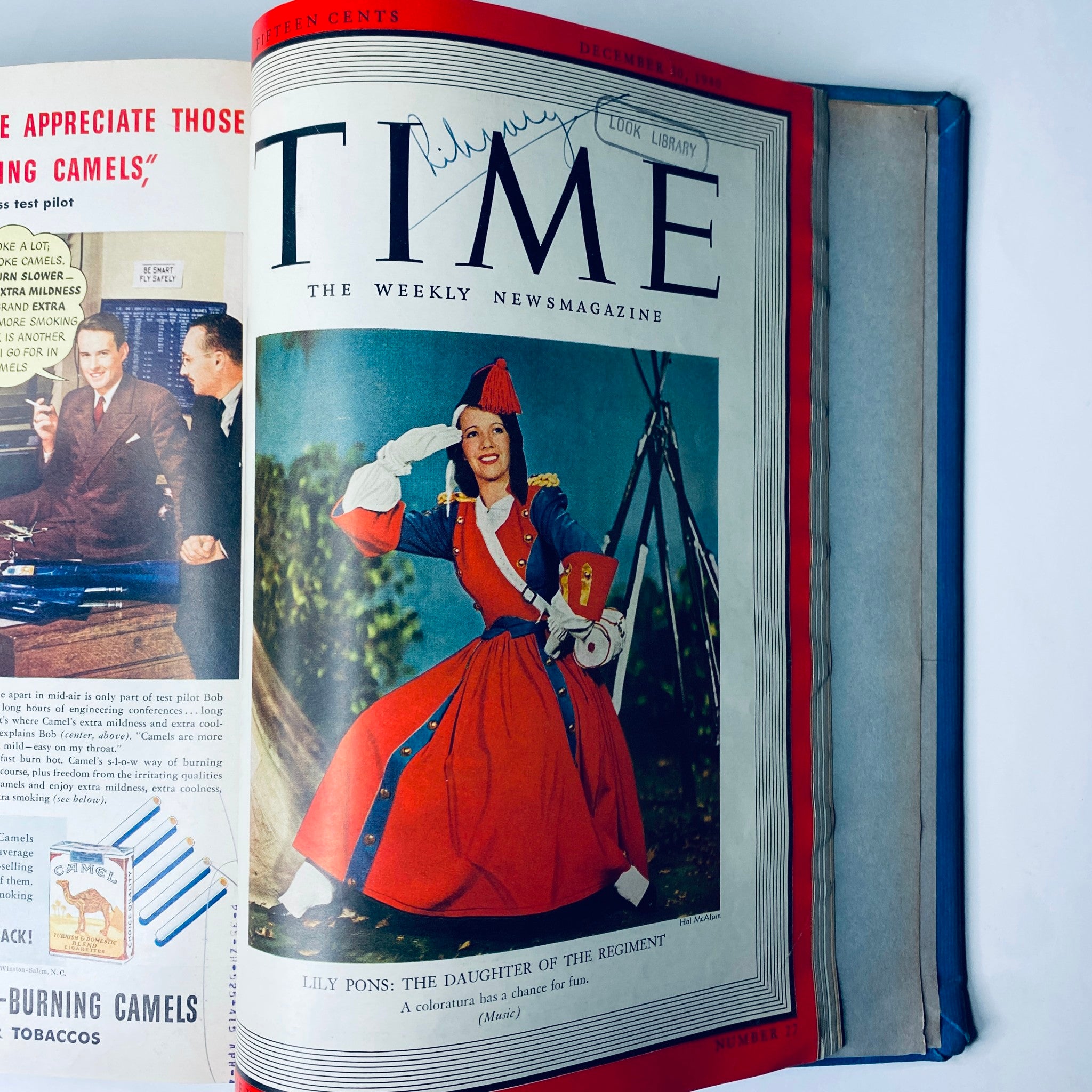 Time Magazine Oct-Dec 1940 Vintage Magazine